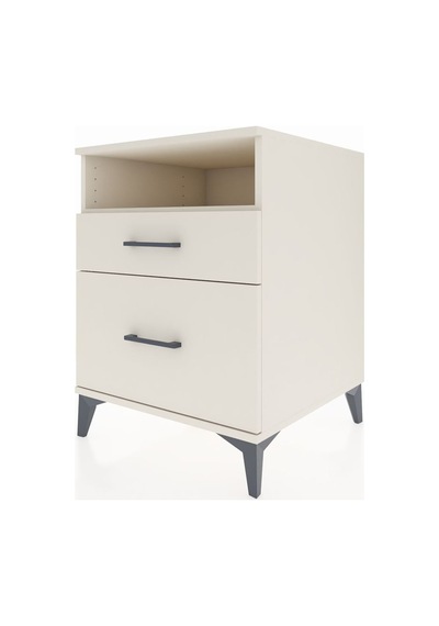 Kronos Komodin Tek Raflı 2 Çekmeceli 60x59x80 Aytaşı-aytaşı Aytaşı