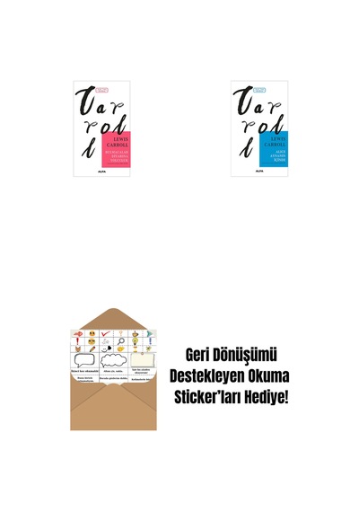 Bulmacalar Diyarına Yolculuk + Alice Aynanın İçinde + Okuma Sticker'ları