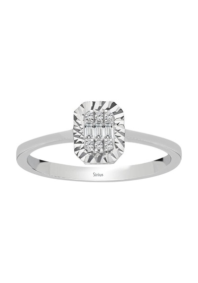 Sirius Triniti Baget Pırlanta Yüzük 0817R0288