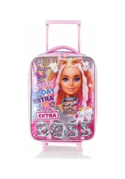 Ottonya Barbie Çekçekli Anaokulu Çantasısanslı Çelik Matara L Pembe