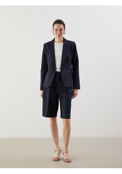 Lcwaıkıkı Classic Lacivert Regular Fit Kadın Blazer Ceket