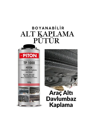 Pütür 1000 Gram 1 Kg Araç Araba Çamurluk Taş Darbe Koruma Su Tutmaz Ses Yalıtım Boyanabilir Kaplama. Siyah Siyah Pütür 1000 Gram 1 Kg Araç Araba Çamurluk Taş Darbe Koruma Su Tutmaz Ses Yalıtım Boyanabilir Kaplama. Siyah Siyah