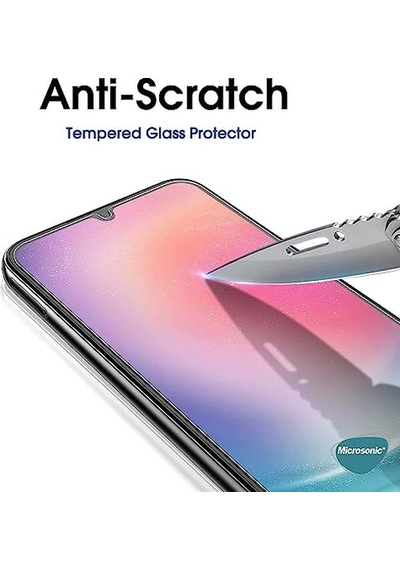 Ayrex Samsung Galaxy A06 Tempered Glass Cam Ekran Koruyucu Galaxy A06 İle Uyumlu Ekran Koruyucu - Şeffaf