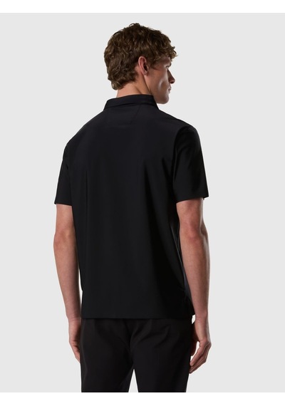 North Sails Kısa Kollu Erkek Polo Yaka T-shirt-33498 Siyah