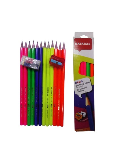 Nataraj Kurşun Kalem Hb 1 Düzine Kalemtraş Silgi N11.3724