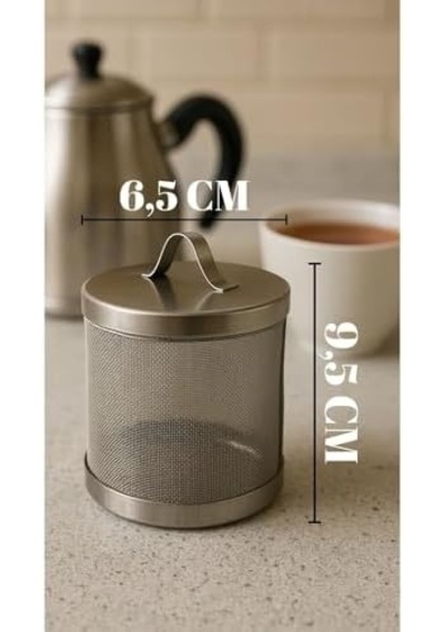 Çay Süzgeci Çaydanlık Ve Demlik Içi Süzgeç Paslanmaz Çelik 9,5 Cm