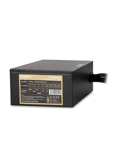 Everest Rampage BTX-600-2 600W 80+ Bronze Aktif PFC Güç Kaynağı