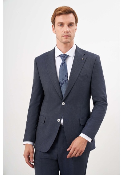 Morven Erkek Lacivert Poliviskon Trend Ekoseli Dynamic Fit Mono Yaka Takım Elbise 25mc001001200 Lacivert Morven Erkek Lacivert Poliviskon Trend Ekoseli Dynamic Fit Mono Yaka Takım Elbise 25mc001001200 Lacivert