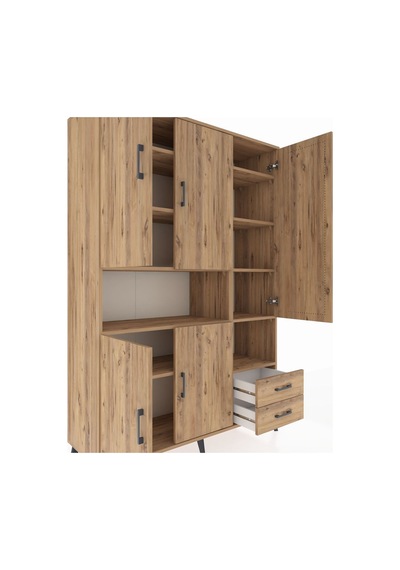 Hyperion Dolap 10 Raflı 2 Çekmeceli 5 Kapaklı 132x44x195 Çam-çam/çam Atlas Çam/atlas Çam Hyperion Dolap 10 Raflı 2 Çekmeceli 5 Kapaklı 132x44x195 Çam-çam/çam Atlas Çam/atlas Çam
