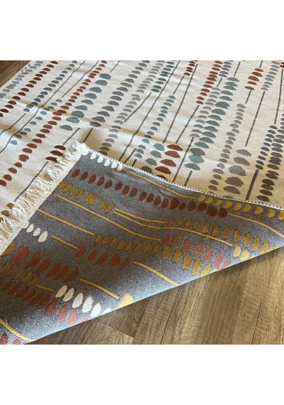 Hoom Rugs Samos Sms 34 Multy Yıkanabilir Çift Taraflı Pamuk Kilim