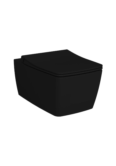 VitrA Metropole Rim-ex Asma Klozet Mat Siyah 56 Cm 7672b083-0559 Beyaz
