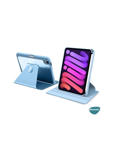 Microsonic Apple Uyumlu iPad Mini 7 Kılıf A2993-a2995 Regal Folio Tablet Kılıfı