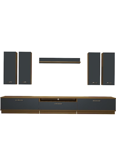 Decoraktiv Trendstyle 8d Mdf Tv Ünitesi Tv Sehpası Pera - Antrasit