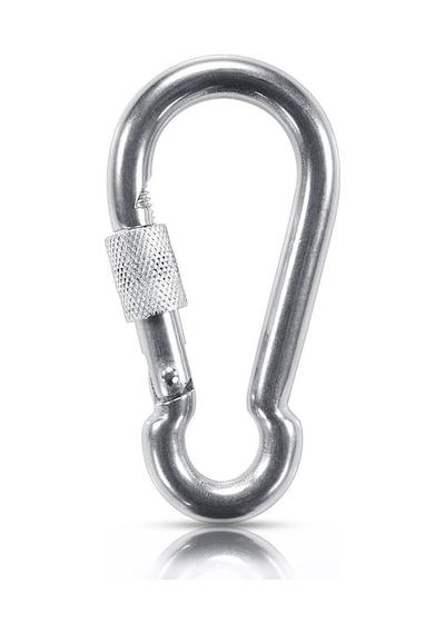 Kilitli Karabina Yaylı Galvanizli 6-8-10-12Mm Ölçü Adet Seçenekli