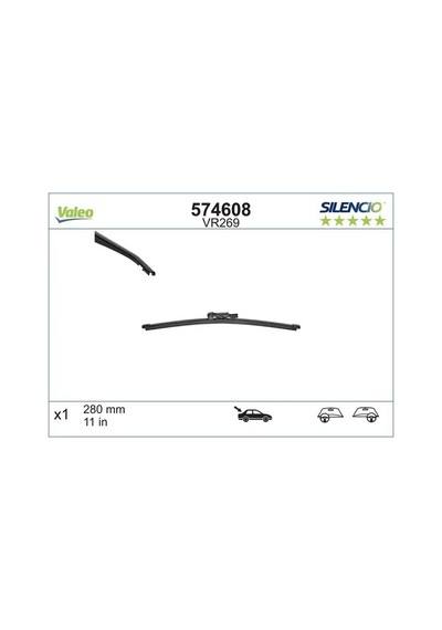 Bmw 120d E87 Arka Silecek Supurgesi 2004-2011 Valeo 574608