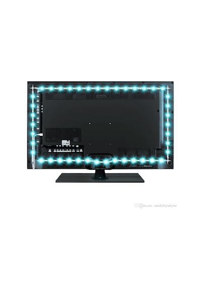 Triline Bluetooth Tv Arkası Rgb Usb Şerit Led Aydınlatma 16 Renk (407210966)