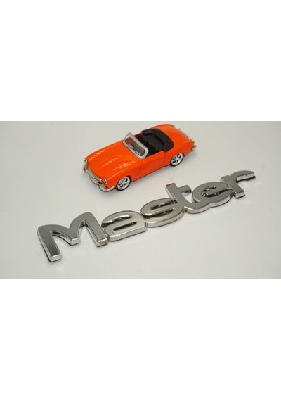 Renault Master Krom Abs 3M 3D Bagaj Yazı Logo