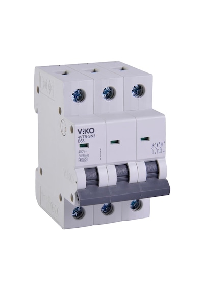 4vtb-3b63 Otomatik Sigorta 4,5ka B Tipi 3 Kutup 63a