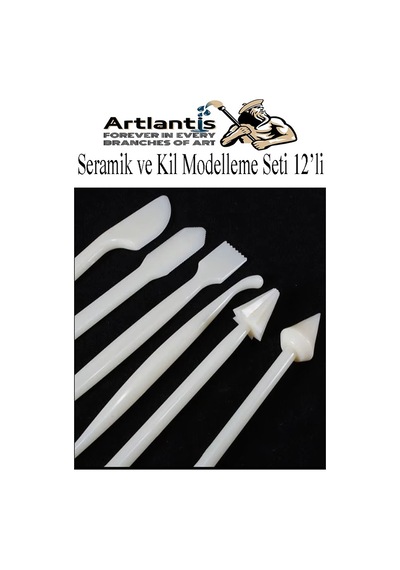 Seramik Kil Çömlek Modelleme Seti 12 Parça 1 Paket Polimer Kil Şekillendirici Modelaj Oyma Temizleme Marzipan Çiçek