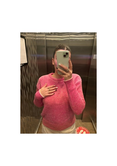 Maison Velora Kadın Pembe Bisiklet Yaka Degrade Renk Geçişli Uzun Kollu Basic Triko Kazak Pembe Degrade 923424312 Pembe Degrade Maison Velora Kadın Pembe Bisiklet Yaka Degrade Renk Geçişli Uzun Kollu Basic Triko Kazak Pembe Degrade 923424312 Pembe Degrade