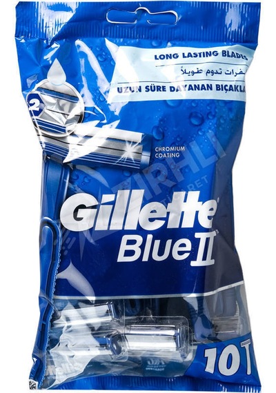 2 Adet Gillette Blue 2 Mavi Poşet 10 Lu