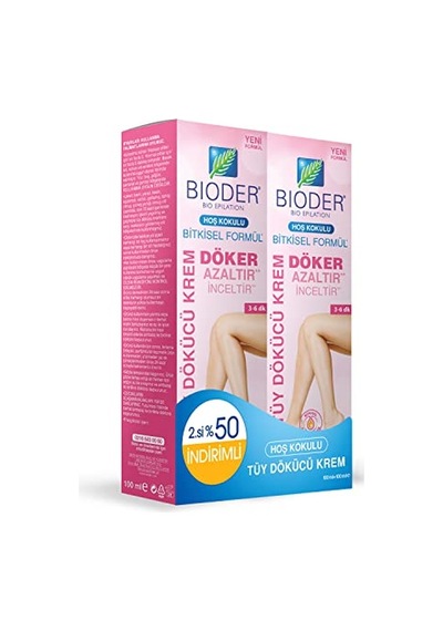 Tüy Dökücü Krem Bio-epilation Kadınlar İçin 100 Ml 2 Adet