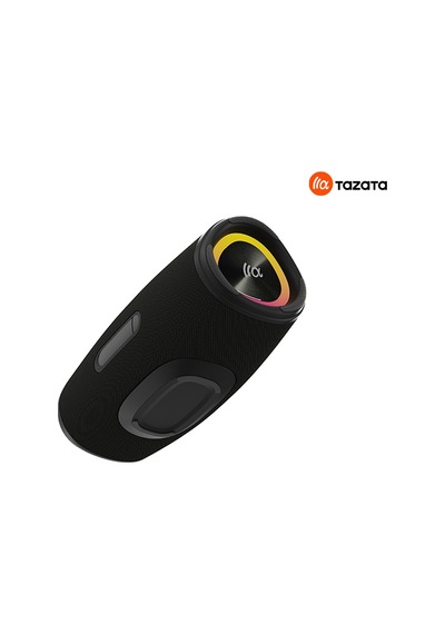 Tazata Boomblast Mini Bluetooth Hoparlör - Siyah - 60w Ipx7, 10 Saat Şarj, Powerbank, İnanılmaz Ses