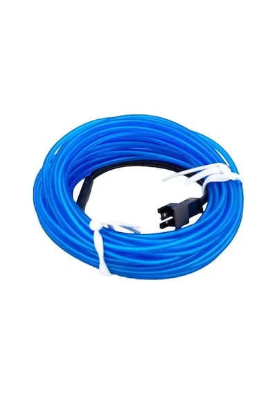 Sh Powermaster 5 Metre 5 Volt Usb Adaptörlü Neon Mavi İp Aydınlatma Pm-6077 Najmaddin