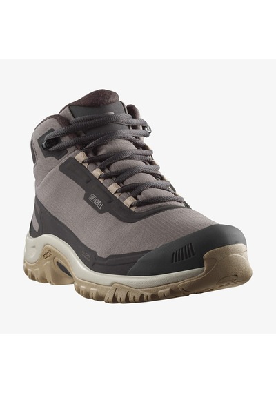 Salomon Shelter Waterproof Kadın Outdoor Botu Plum Kitten L47855200 Gri