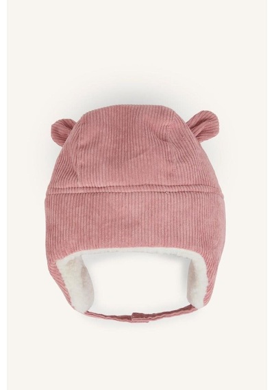 Defacto Fitilli Kadife Hunter Şapka Kız Bebek F0026a526wnpn2 Pembe-pn2