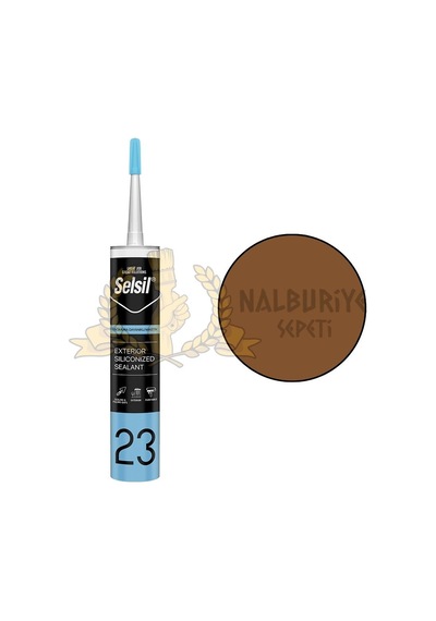 Selsil Yağmura Dayanıklı Pro Silikonize Mastik ALTIN MEŞE 485 gr. Altınmeşe Altınmeşe