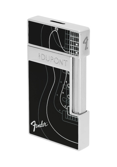 S.t. Dupont Slimmy Fender Siyah Çakmak 028025
