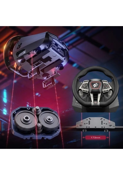 Flashfire Imola F107 Force Feedback Yarış Direksiyon Seti 900 /270 , Hall Sensörlü 3 Pedallı, 6+1 H-vites, Pc / Ps4 / Xbox Series X S / Xbox One Uyumlu
