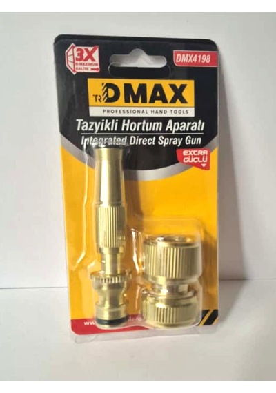 Dmax Tazyikli Hortum Aparatı Pirinç Sprey Başlığı Standart