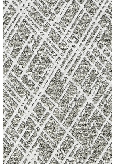 Bukle Gri Beyaz Kilim Yıkanabilir Kaymaz Taban Şönil Kilim Salon Oturma Odası Halısı Bk484