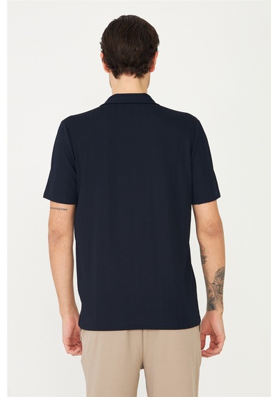 Lacivert Gömlek T-shirt Laci
