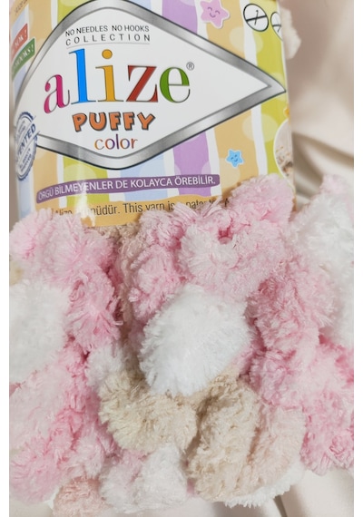Puffy Color Ebruli El Örgü İpi 100gr. 9mt. 5'li Paket - Renk: 6046