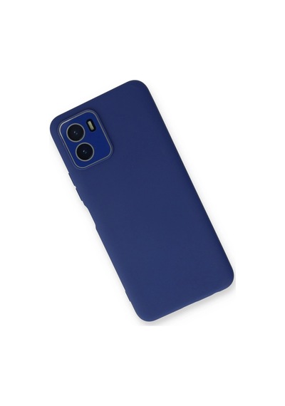 Cosmotex Newface Vivo Y15s Kılıf Lansman Glass Kapak - Sky Blue