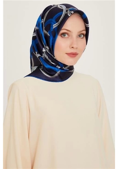 Armine Sura Saf İpek Eşarp 9203d 55 Çok Renkli