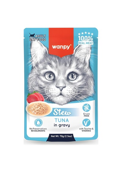 Pouch Ton Balıklı Yaş Kedi Maması 70gr X 10 Adet