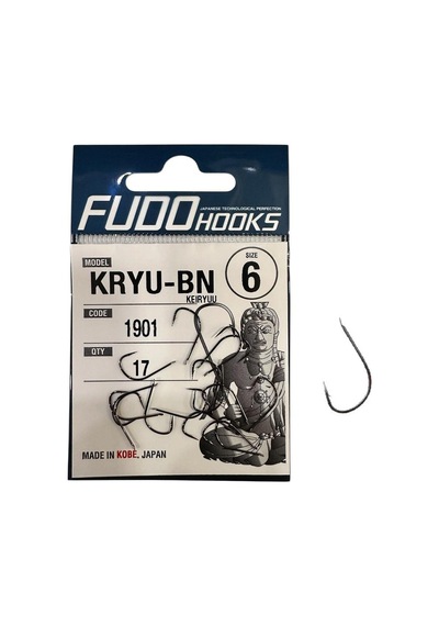 Fudo 1901 No:6 Keiryuu Black Nikel Olta İğnesi 17 Adet