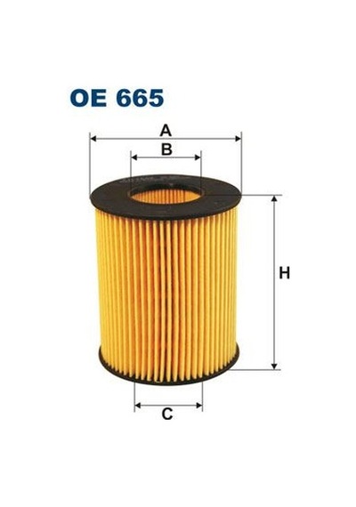 Fıltron Yağ Filtresi Ford Mondeo 01 1.8-2.0-2.3 Zetec Oe 665 4s7j 6744 Aa 1s7j Ba