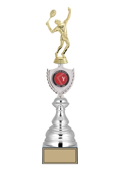 Odak Kupa - Figürlü Kupalar - Tenis Erkek Figürlü Kupalar Fg-035 A - 43 Cm Altın - Beyaz
