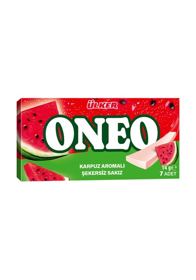 Oneo Slims Karpuz Aromalı Şekersiz Sakız - 14 Gram - 162 Adet