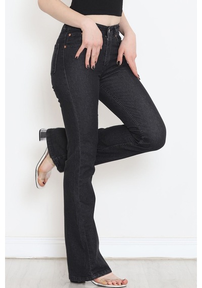 Mokashopin - İspanyol Paça Kot Pantolon Koyufüme - 17274.1431. 001