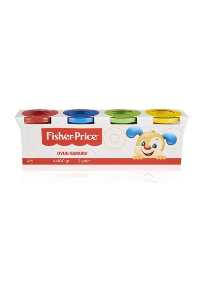 Fisher Price Oyun Hamuru, Sarı, Yeşil, Kırmızı, Mavi Hamur, 4'lü