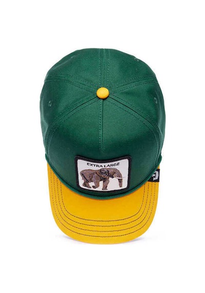 . Extra Large 100 Fil Figürlü Şapka 101-1328 Green-yeşil