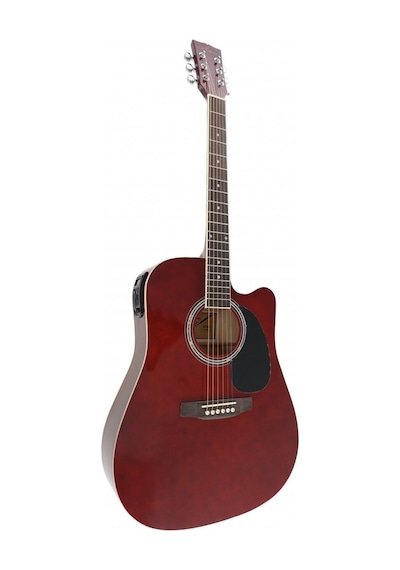 F650n-wrc Wine Red Elektro Akustik Gitar