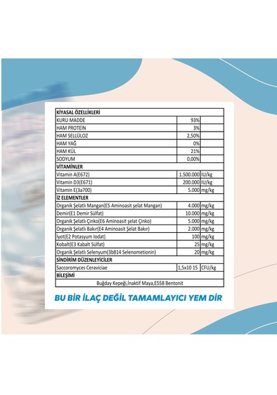 Diriliş Megabesi 25 Kg Yem Katkı