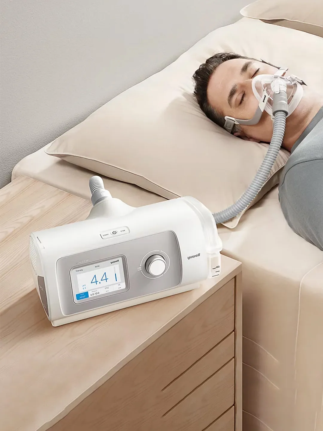 Yuwell Yh-830 Avaps/bpap St Cihazı + Nemlendirici + Maske